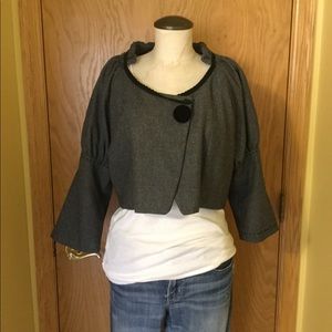 Beautiful wool cropped jacket by Hazel